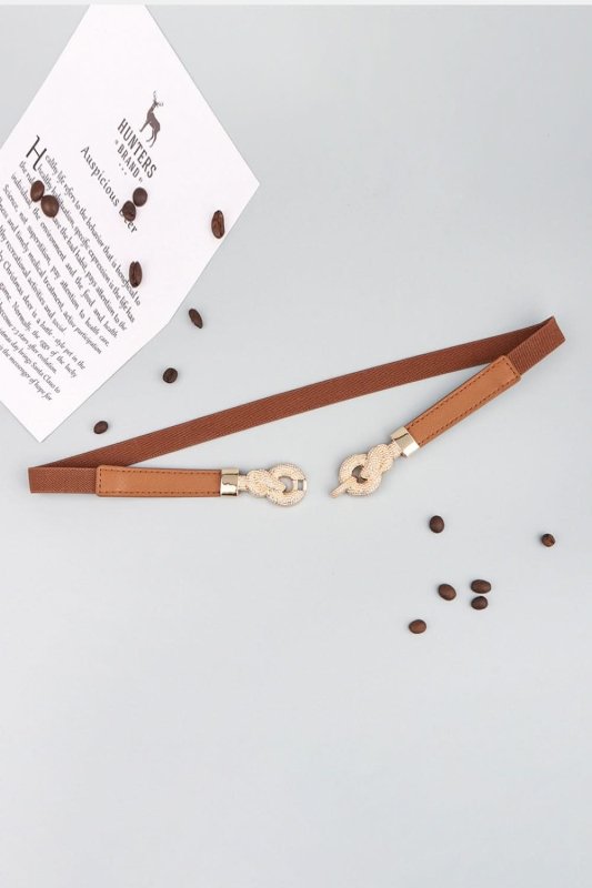 Zinc Alloy Buckle PU Leather Belt - ShalayeFashion