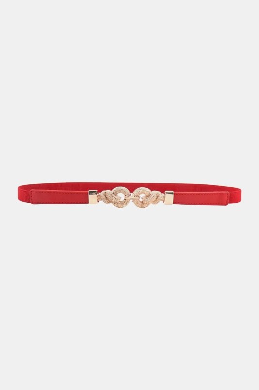 Zinc Alloy Buckle PU Leather Belt - ShalayeFashion
